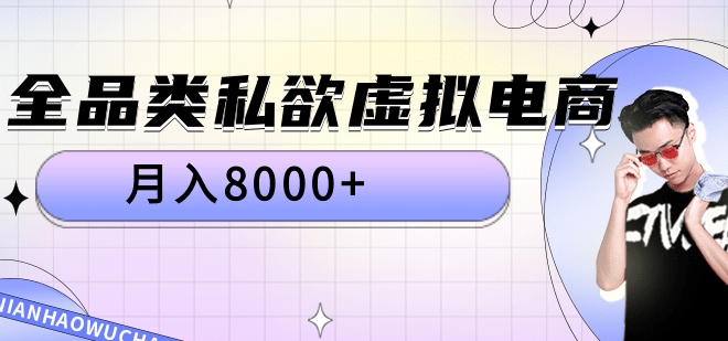 全品类私域虚拟电商，月入8000+-锦晨科技网