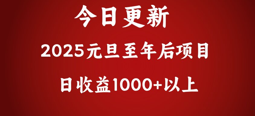 翻身项目，日收益1000+以上-锦晨科技网